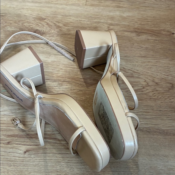 Jeffrey Campbell Nude Heeled Sandals - Picture 2 of 3